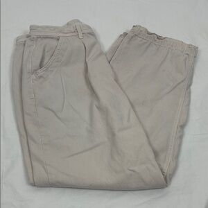 Free People Women’s 10 Chinos Khaki Pleated Pants Indie Grunge Trouser Library